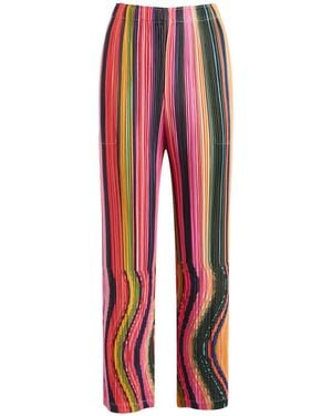 Pleats Please Issey Miyake Trousers - Red