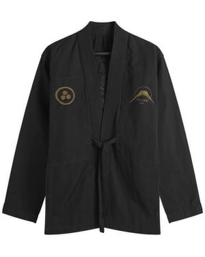 Maharishi End. X Mount Fuji Embroidered Kimono - Black