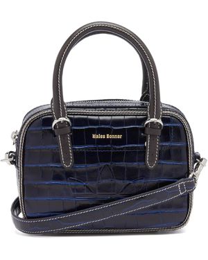adidas X Wales Bonner Croc Print Bag - Blue