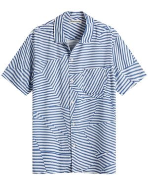 YMC Malick Vacation Shirt - Blue