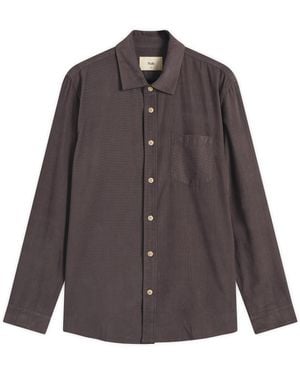 Folk Direction Babycord Shirt - Brown