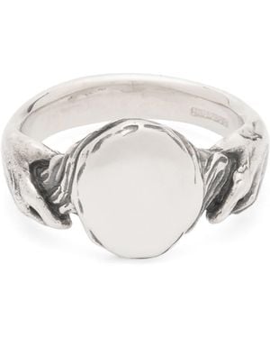 Frederick Grove Arlington Signet Ring - Metallic
