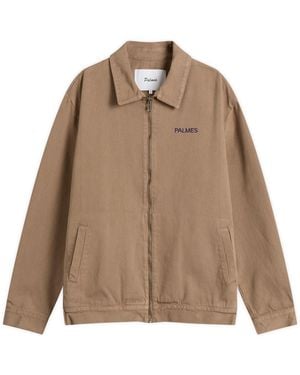 Palmes Forever Zip Jacket - Brown