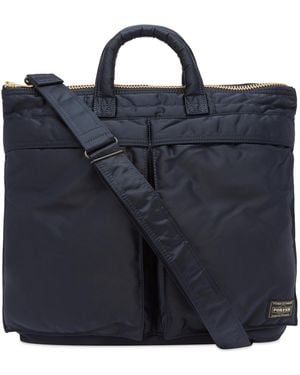 Porter-Yoshida and Co Tanker 2-Way Helmet Bag - Blue