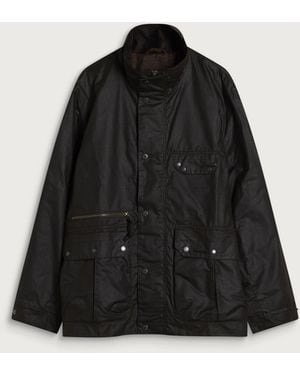 Barbour Re-Engineered Sordale Wax Jacket - Black