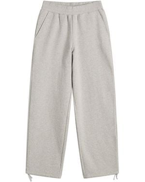 Dime Cursive Small Logo Joggers - Grey