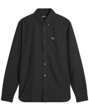 Fred Perry Oxford Shirt - Black