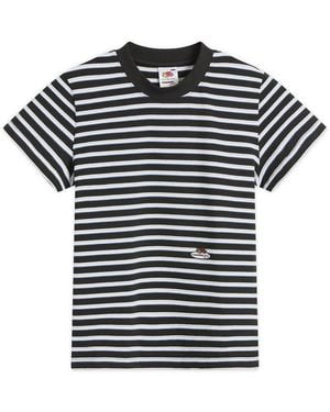 HOMMEGIRLS X Fruit Of The Loom Striped Baby T-Shirt - Black