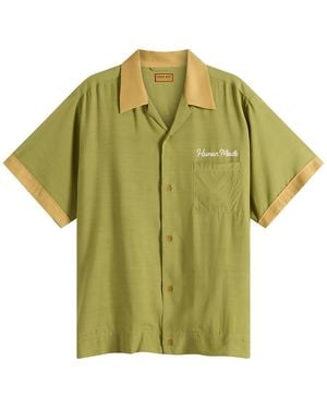 Human Made Chain Stitched Bowling Shirt - Green