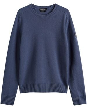 Canada Goose Matawin Crew Knit - Blue