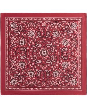 Drake's Classic Paisley Bandana - Red