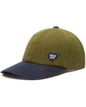 Human Made 2-Tone Heart 6 Panel Cap - Green