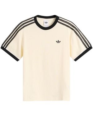 adidas 3 Stripes Tee - Natural