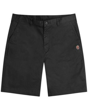 A Bathing Ape One Point Chino Shorts - Black