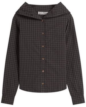 Our Legacy Kaonashi Wide Neck Shirt - Black