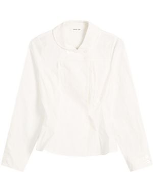 Peachy Den Missy Long Sleeve Blouse - White