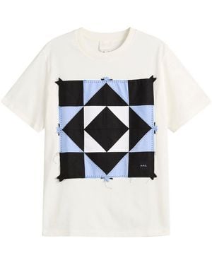 A.P.C. T-Shirt Patchwork - Black