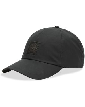 Stone Island Ghost Cotton Canvas Cap - Black