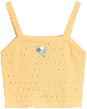 RIXO London Perla Top - Yellow