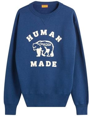 Human Made Polar Bear Tsuriami Sweatshirt - Blue
