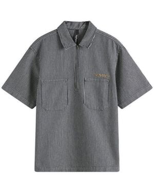 No Problemo Mini Problemo Ss Work Shirt - Gray