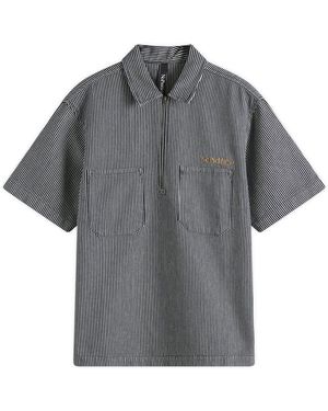 No Problemo Mini Problemo Ss Work Shirt - Gray
