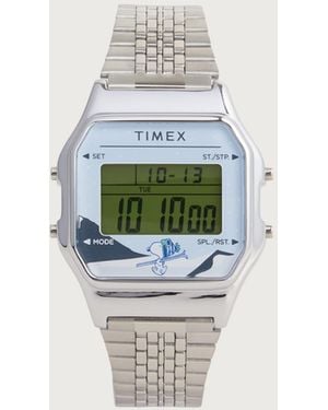 Timex Peanuts T80 Snoopy On The Slopes Watch - White