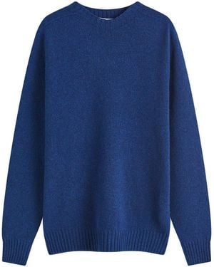 COUNTRY OF ORIGIN Geelong Seamless Knit Jumper - Blue