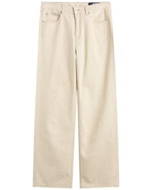 Jacquemus Cotton Hemp 5 Pocket Pants - Natural