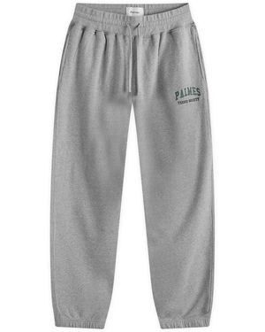 Palmes Relaxed Fit Tennis Culture Joggers - Grey