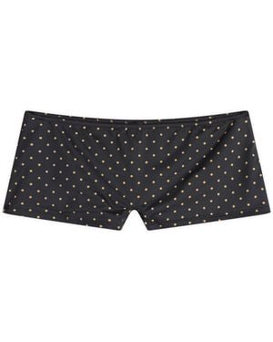 Fruity Booty Celine Polka Swim Shortie - Gray