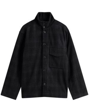 YMC Cruiser Check Shirt Jacket - Black