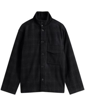 YMC Cruiser Check Shirt Jacket - Black