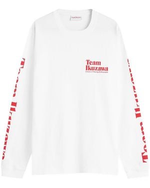 Team Ikuzawa Logo Longsleeve T-Shirt - White