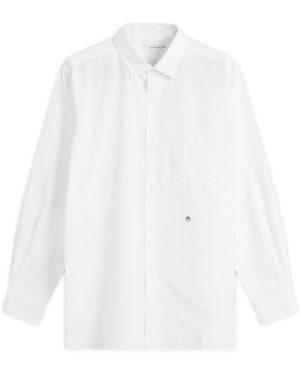 Nanamica Regular Collar Wind Shirt - White
