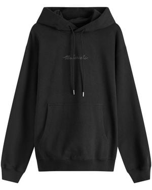 Maharishi Embroided Popover Hoodie - Black