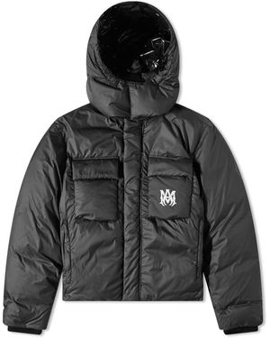 Amiri Hooded Down Puffer Jacket - Black
