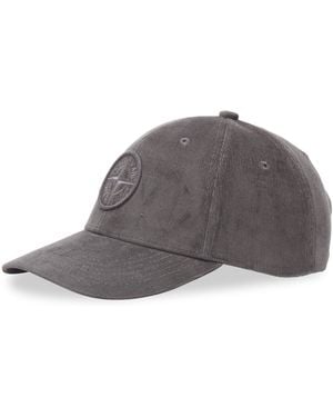 Stone Island Micro Corduroy Cap - Grey