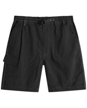 and wander Ny Taffeta Hiker Shorts - Black
