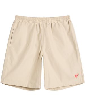 Human Made Heart Beach Shorts - Natural