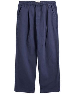 Folk Drawcord Loose Trouser - Blue