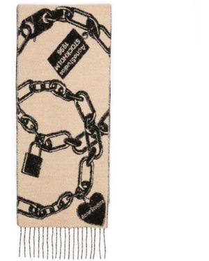 Acne Studios Vilma Chain Scarf - Natural