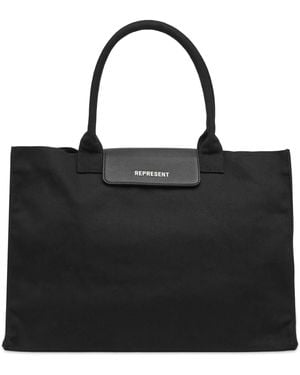Represent Canvas Tote Bag - Black