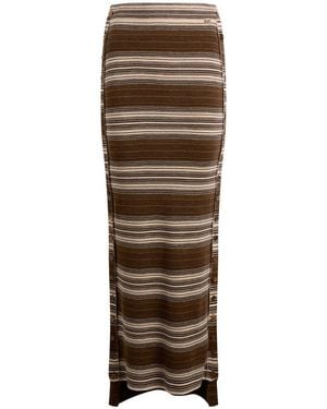 Miss Sixty Knwls X Knitted Skirt - Brown