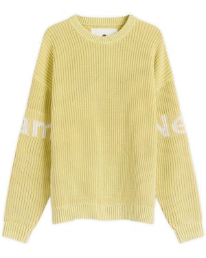 New Amsterdam Surf Association Logo Crew Knit Jumper - Yellow