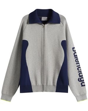 Balenciaga Zip-Up Sport Jacket - Blue