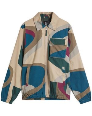 by Parra The Wall Camo Jacket - Blue