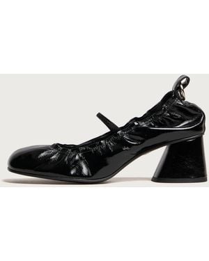 Alohas Rhiane Patent Leather Court Shoes - Black