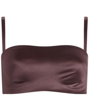 Nike X Skims Shine Bandeau Bra - Purple