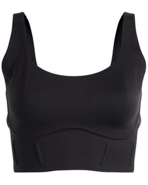 Nike X Skims Matte Corset Longline Bra - Black